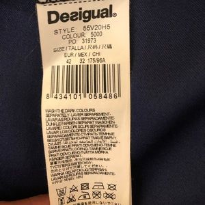 Desigual navy blue like new dress